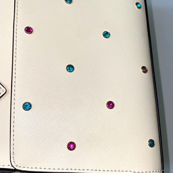 Kate Spade Madison Studded Small Satchel with Crossbody Strap NWT - Picture 3 of 15